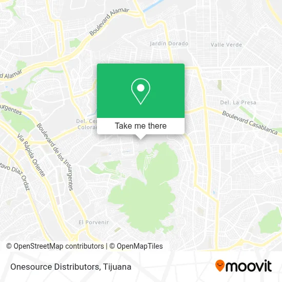 Onesource Distributors map