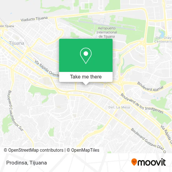 Prodinsa map