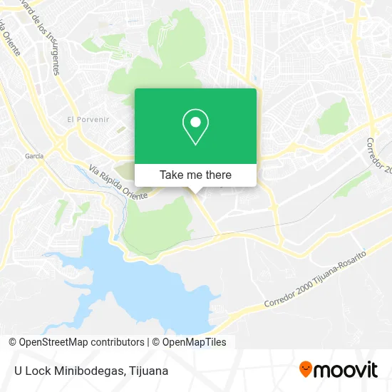 U Lock Minibodegas map