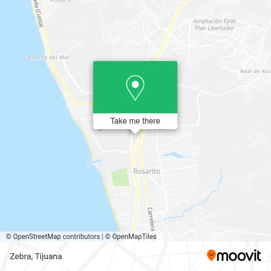 Zebra map