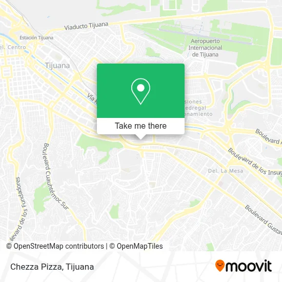 Chezza Pizza map
