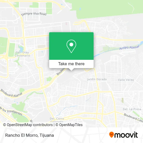 Rancho El Morro map