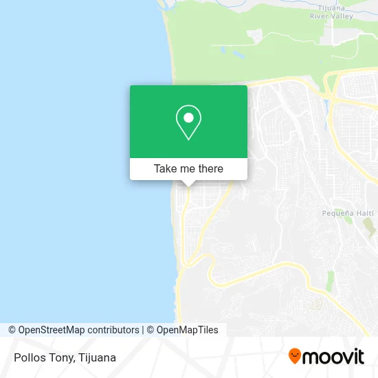 Pollos Tony map