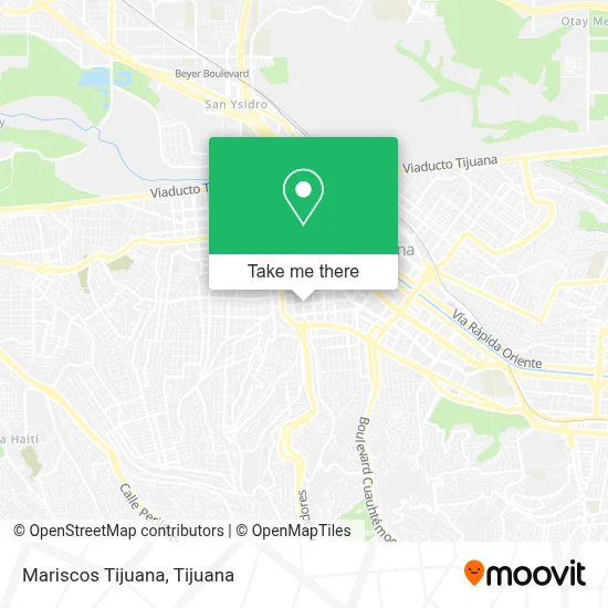 Mariscos Tijuana map