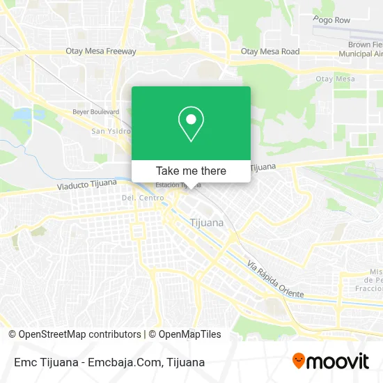 Emc Tijuana - Emcbaja.Com map