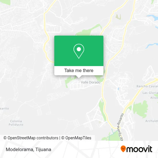Modelorama map