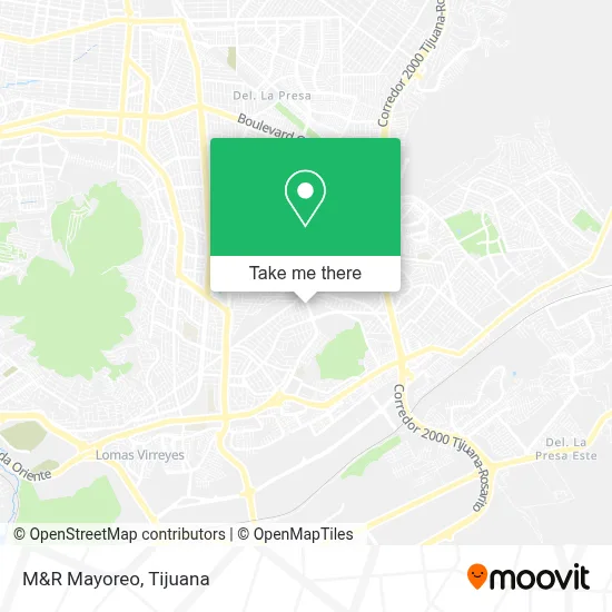 M&R Mayoreo map