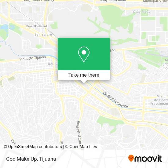 Goc Make Up map