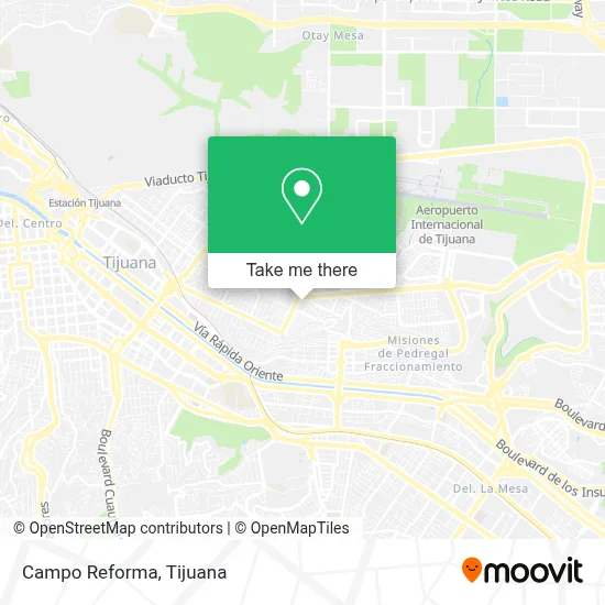 Campo Reforma map