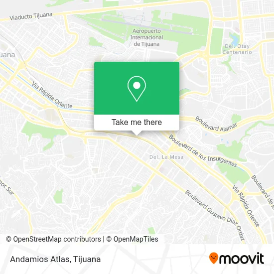 Andamios Atlas map