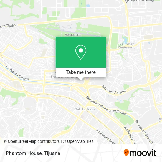 Phantom House map