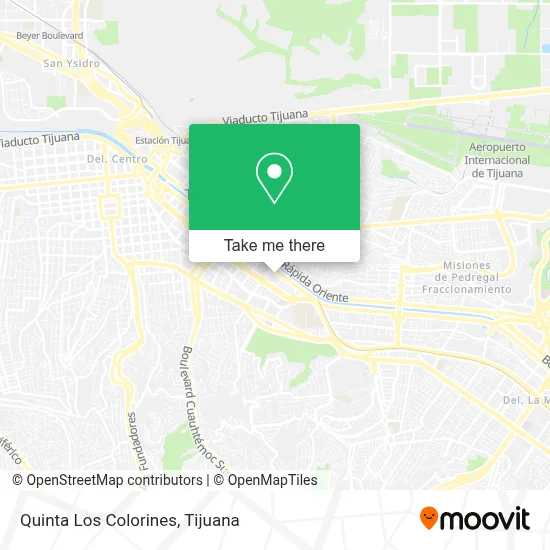 Quinta Los Colorines map