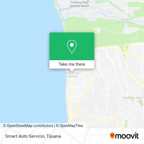 Smart Auto Servicio map