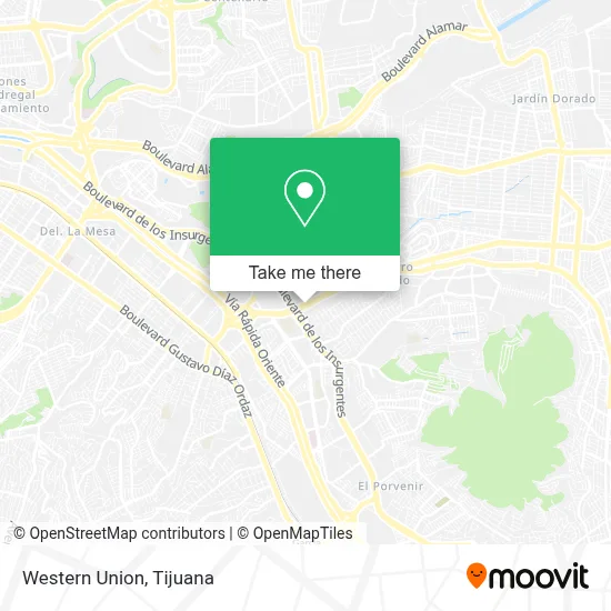 Western Union map