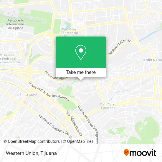 Western Union map