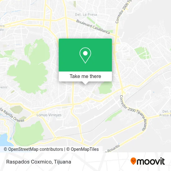 Raspados Coxmico map