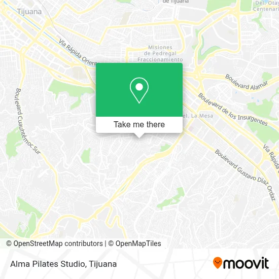 Alma Pilates Studio map