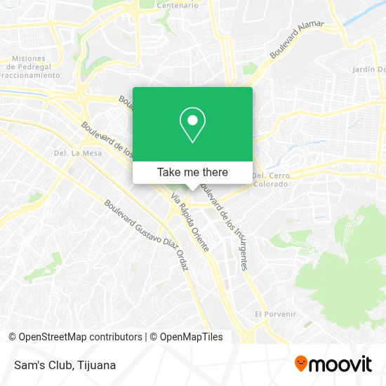 Sam's Club map