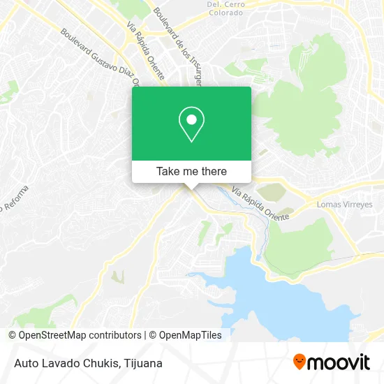 Auto Lavado Chukis map