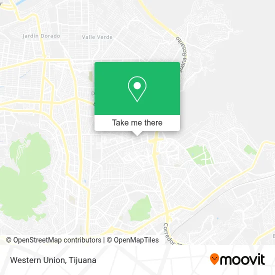 Western Union map