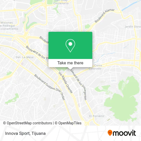 Innova Sport map