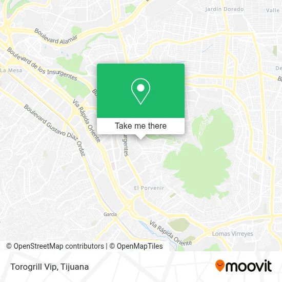 Torogrill Vip map