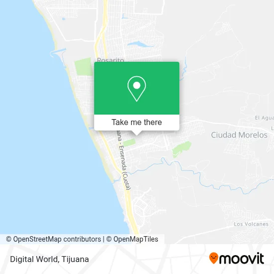 Digital World map