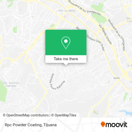 Rpc Powder Coating map