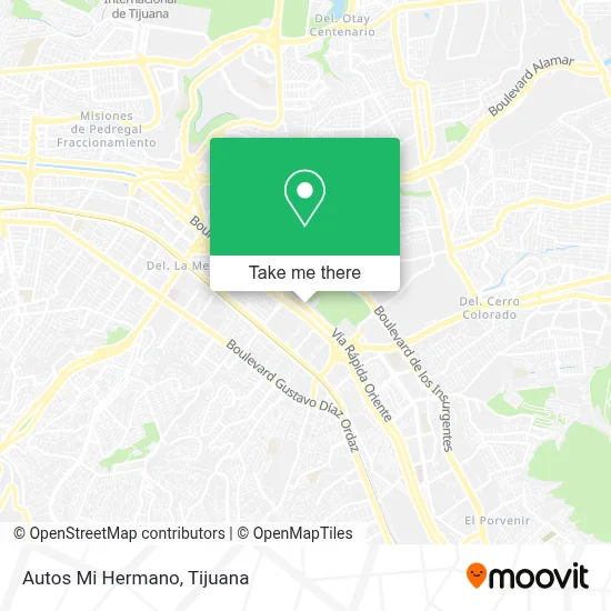 Autos Mi Hermano map
