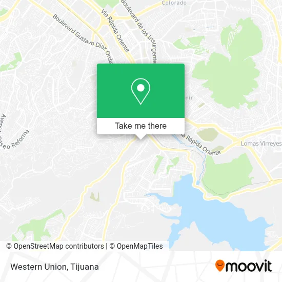 Western Union map