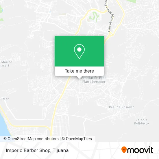 Imperio Barber Shop map