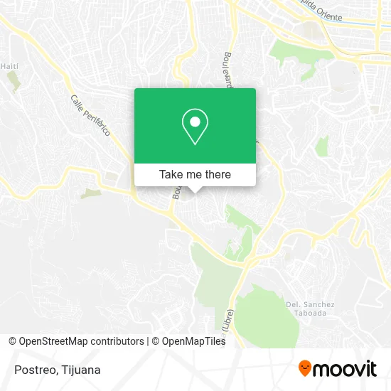 Postreo map