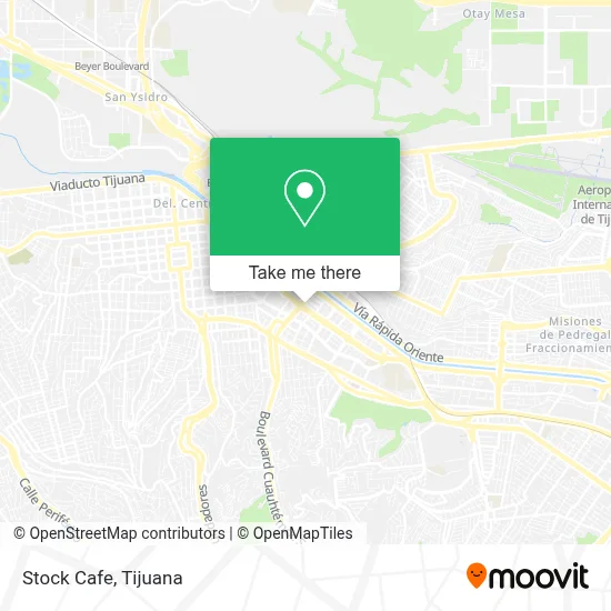Stock Cafe map