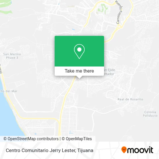Centro Comunitario Jerry Lester map