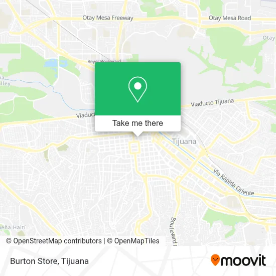 Burton Store map