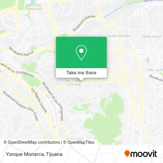 Yonque Monarca map