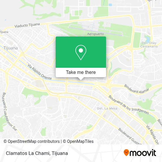 Clamatos La Chami map