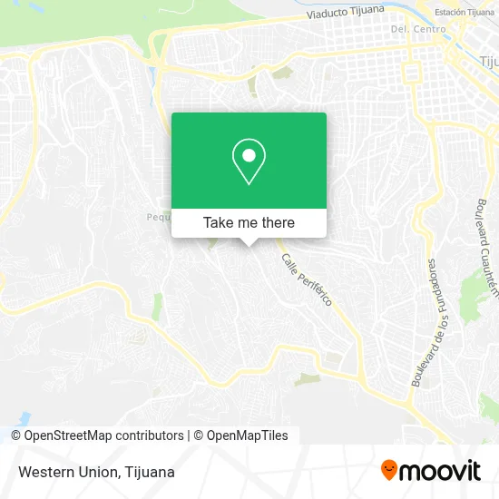 Western Union map