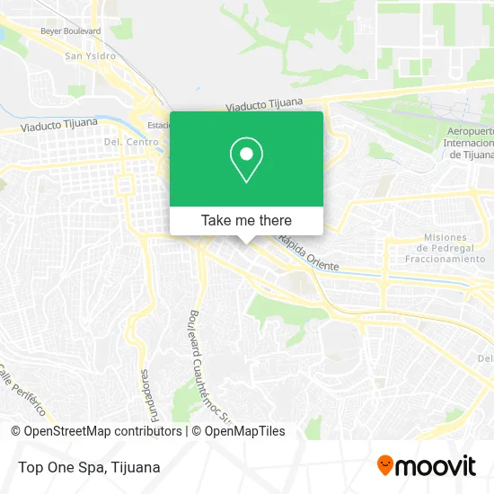 Top One Spa map