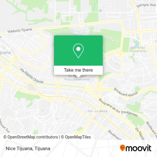 Nice Tijuana map