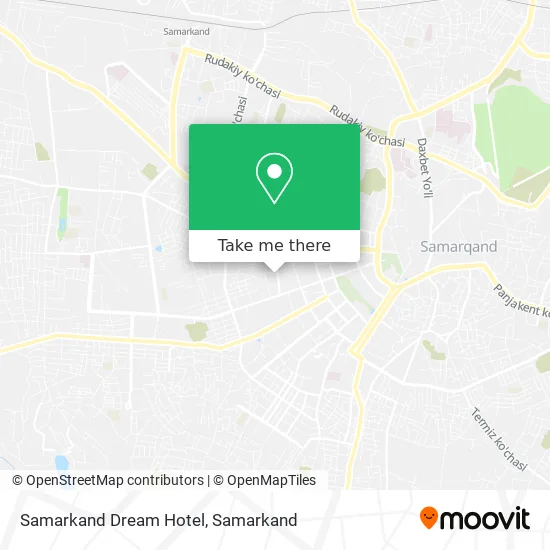 Samarkand Dream Hotel map