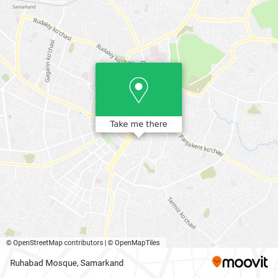Ruhabad Mosque map