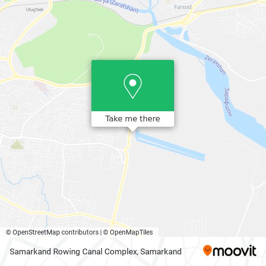 Samarkand Rowing Canal Complex map