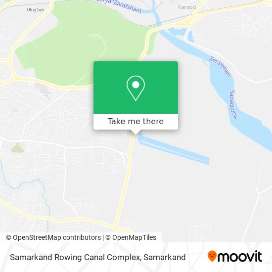 Samarkand Rowing Canal Complex map