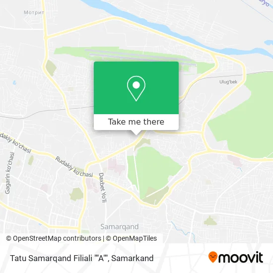 Tatu Samarqand Filiali ""A"" map