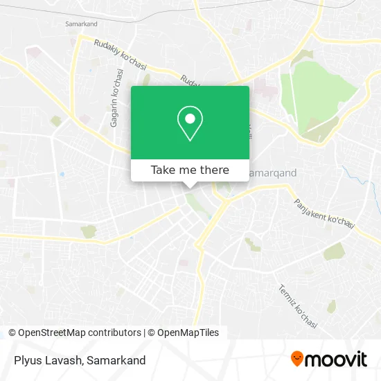 Plyus Lavash map