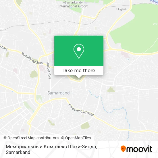 Мемориальный Комплекс Шахи-Зинда map