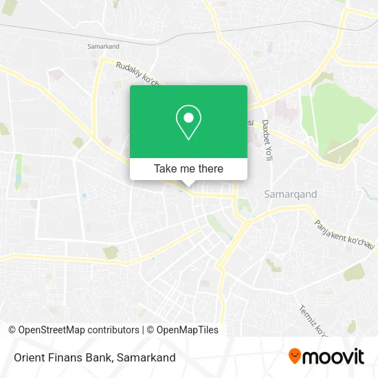 Orient Finans Bank map