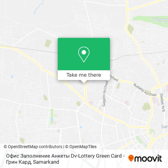 Офис Заполнение Анкеты Dv-Lottery Green Card - Грин Кард map