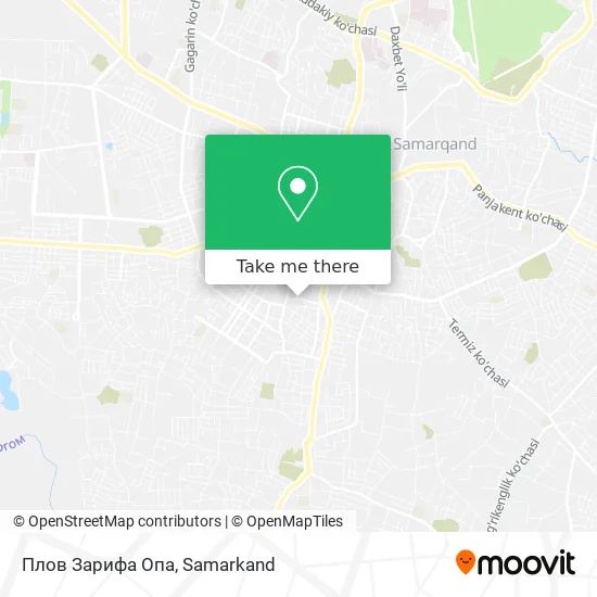 Плов Зарифа Опа map